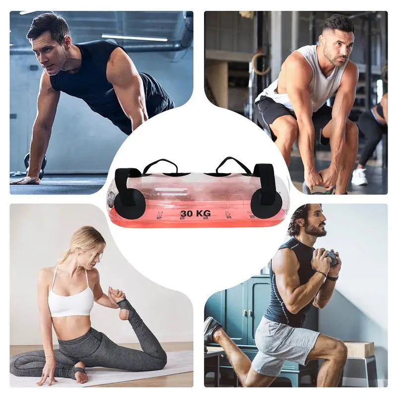Adjustable Water Weight Heavy Bag for Home Gym Training Power Bag With Water Portable Stability Fitness Equipment Workout