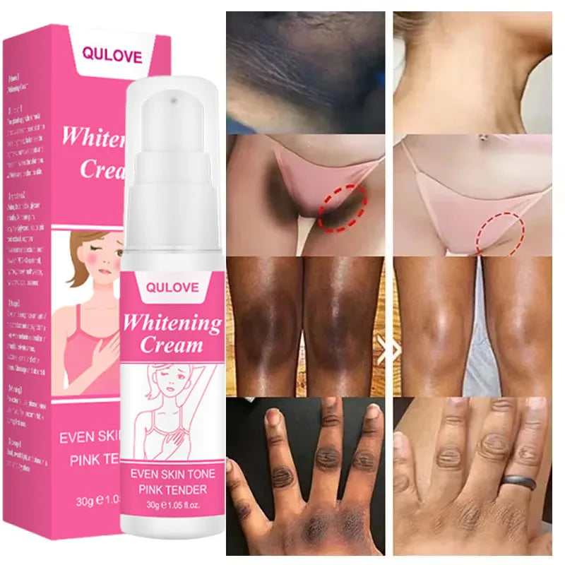 Whitening Cream Private Parts Underarm Bleaching Serum Whiten Butt Knee Brighten Inner Thigh Intimate Parts Dark Remove Melanin