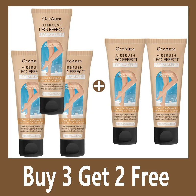 Waterproof Long Lasting Leg Makeup Lotion Even Skin Tone Body Foundation Body Tanning Cream Medium Bronze Leg Makeup