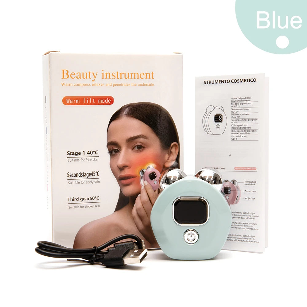 EMS Face Massagers Facial Lifting and Firming Device Anti Wrinkle Double Chin and Neck Massage Tool Facial Care Massage Tools