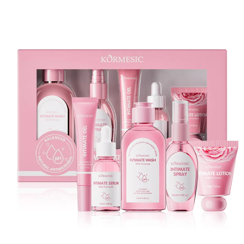 Women Private Parts Care Set Keep Brightening Improve Odor Reduce Dark Stress Release Body Deodorant Soap Vaginal Tightening Gel