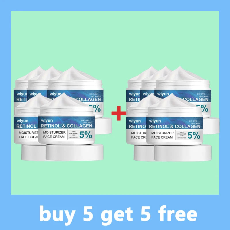 Retinol Anti-wrinkle Cream For Men Collagen Anti-Aging Removal Face & Neck Wrinkle Efficient Moisturize Firming Korean Skin Care