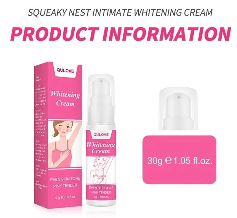 Whitening Cream Private Parts Underarm Bleaching Serum Whiten Butt Knee Brighten Inner Thigh Intimate Parts Dark Remove Melanin