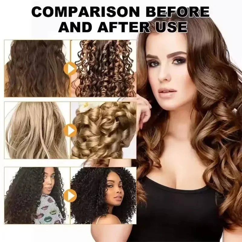 Natural Curl Hair Cream for Curly Hair Styling Curling Moisture Lotion Anti Frizzy Bounce Sculpting Boost Hair Conditioner Care