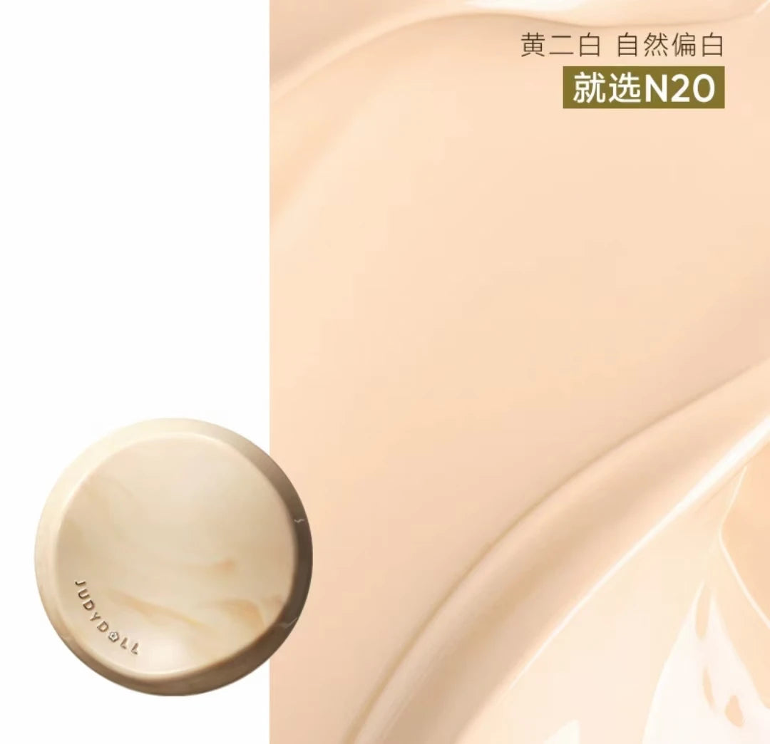 Judydoll Air Cushion Concealer Makeup Foundation Moisturizing Long-lasting Brightening Invisible Pores Liquid Oil Skin Cream