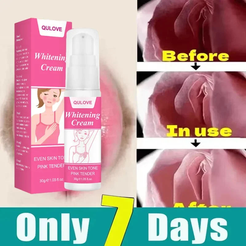 Whitening Cream Private Parts Underarm Bleaching Serum Whiten Butt Knee Brighten Inner Thigh Intimate Parts Dark Remove Melanin
