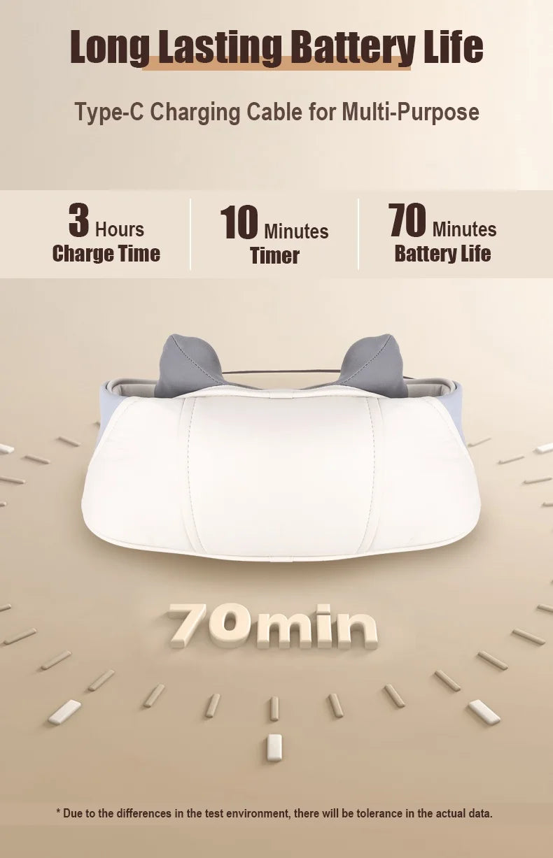 JianYouCare electrical neck shoulder body massager Heated Kneading Shiatsu Shawl Cervical back Massage machine Relieve fatigue