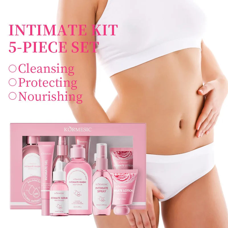 Women Private Parts Care Set Keep Brightening Improve Odor Reduce Dark Stress Release Body Deodorant Soap Vaginal Tightening Gel