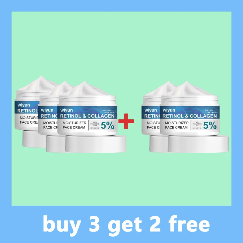 Retinol Anti-wrinkle Cream For Men Collagen Anti-Aging Removal Face & Neck Wrinkle Efficient Moisturize Firming Korean Skin Care