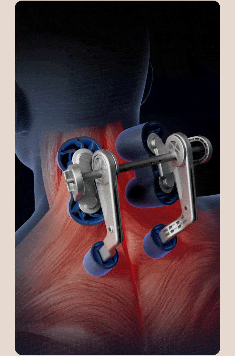 JianYouCare electrical neck shoulder body massager Heated Kneading Shiatsu Shawl Cervical back Massage machine Relieve fatigue