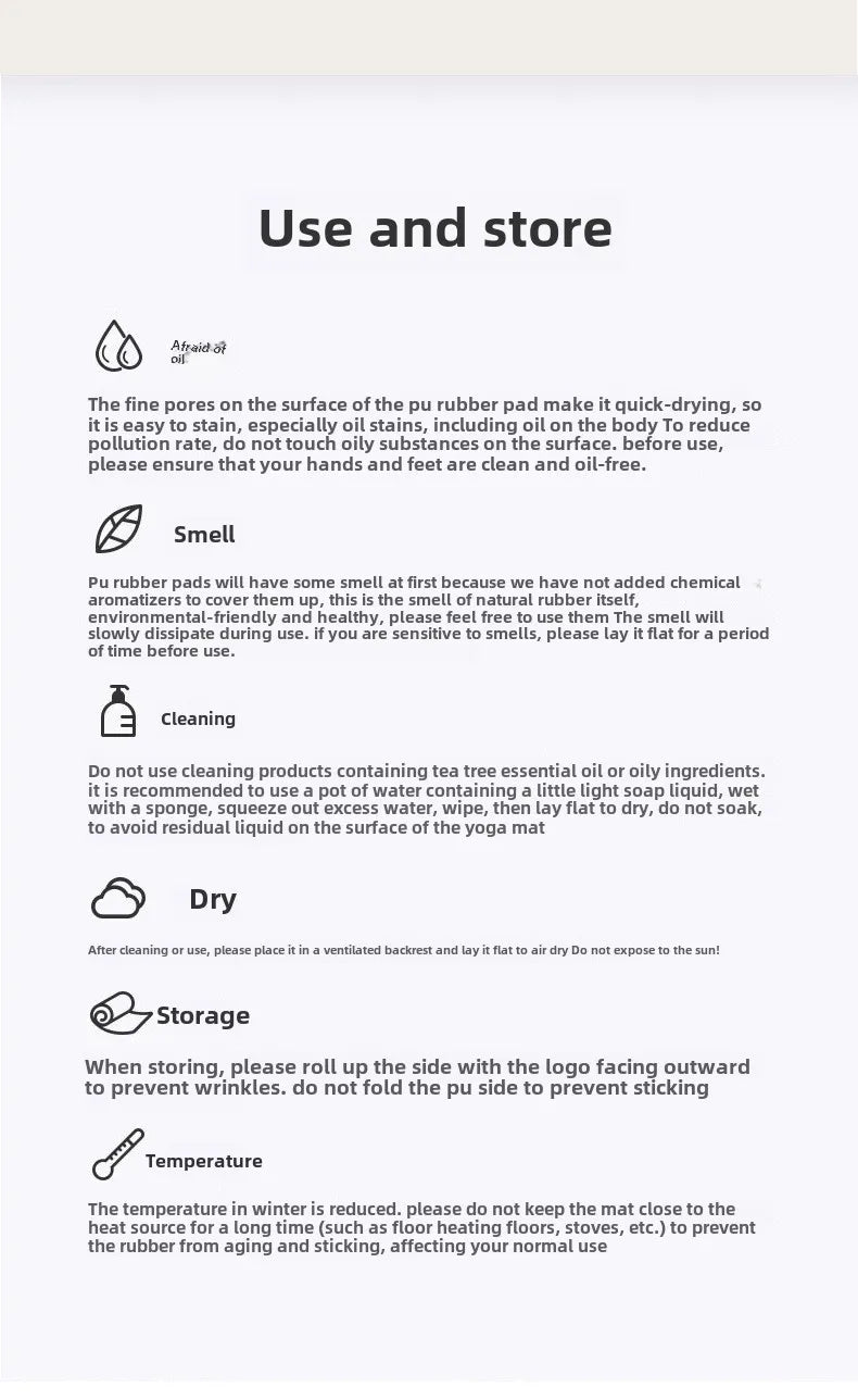 ‌PU & Natural Rubber Yoga Mat - Women’s Anti-Slip Fitness Mat with Laser Alignment Lines, Extra Thick & Durable Premium Edition‌