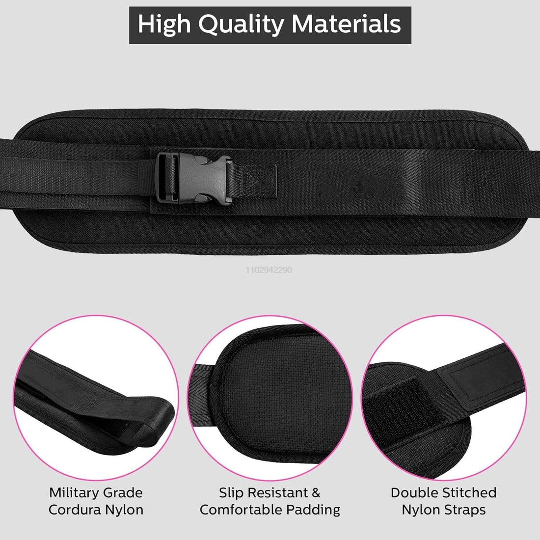 Weight-bearing Belt Weighted Waist Trainer Belt - Adjustable Resistance Ergonomic Design Workout Hip Thrust Hip Training Belt