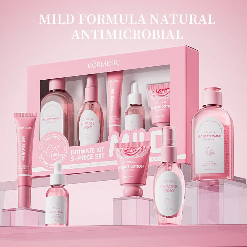 Women Private Parts Care Set Keep Brightening Improve Odor Reduce Dark Stress Release Body Deodorant Soap Vaginal Tightening Gel