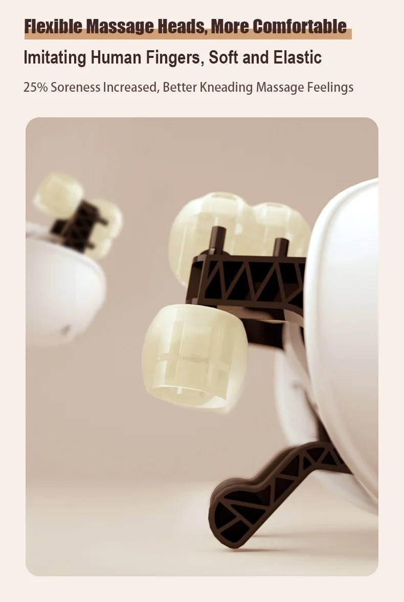 JianYouCare electrical neck shoulder body massager Heated Kneading Shiatsu Shawl Cervical back Massage machine Relieve fatigue