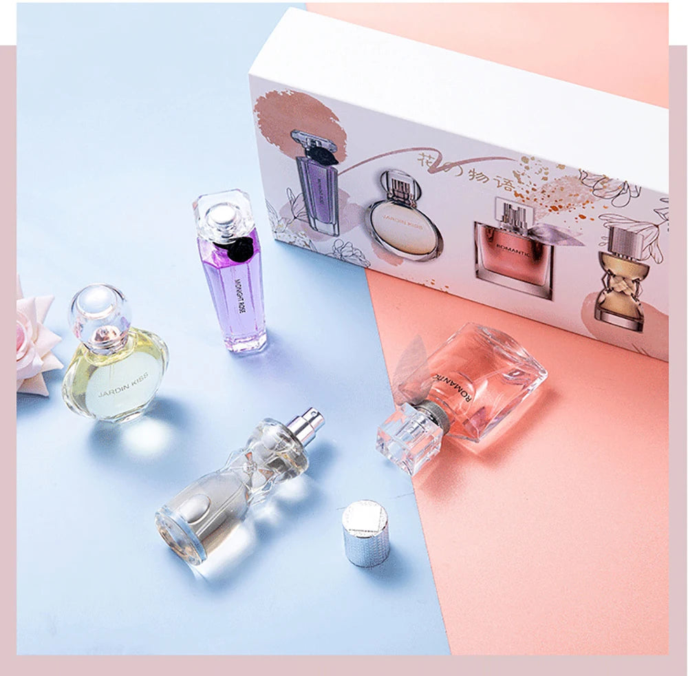 Gift Box Four Piece Set Perfume Women Lasting Fragrance Body Spray Floral Scent Pheromone Eau De Parfum Cologne 105ml Toilette