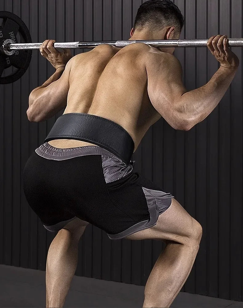 Powerlifting Lever Gym Belt Fitness Body Building Gym Waist Trainer Cowhide Belts Squats Lever Weight Lifting Belt for excercise